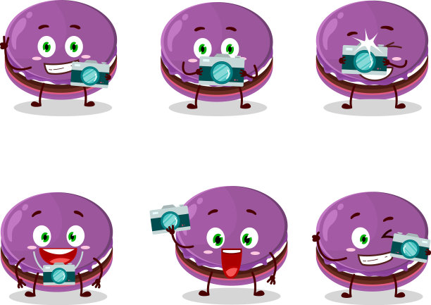 摄影师专业用葡萄表情符号图片下载