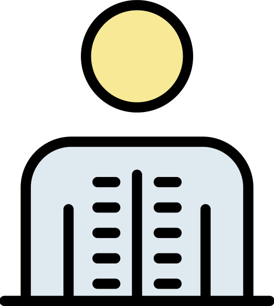 健康脊柱图标颜色轮廓图片下载