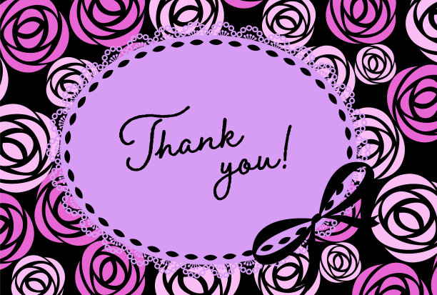 向量背景玫瑰和丝带框的横幅，卡片，传单，社交媒体墙纸等。图片下载