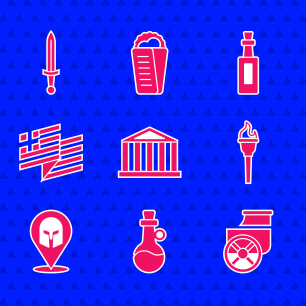 古色古香的帕台农橄榄油瓶图片下载