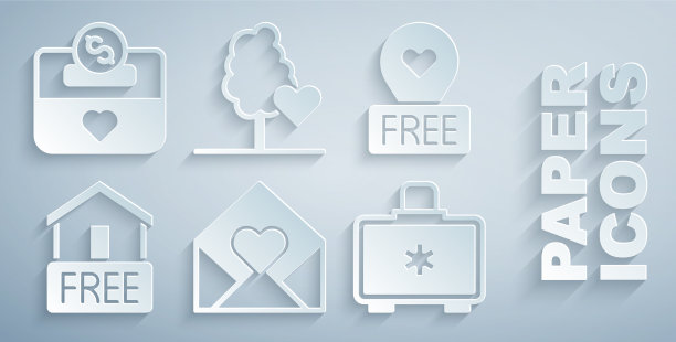 情人节爱心信封免费派发图片下载