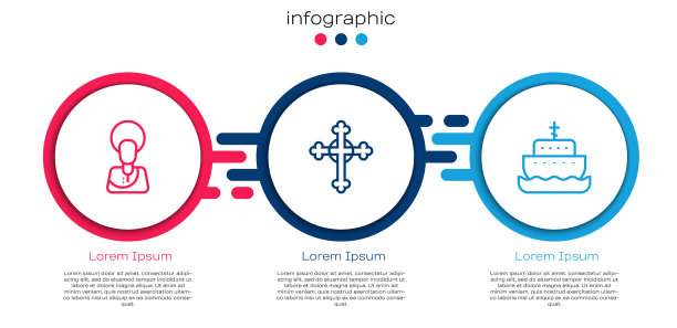 设线耶稣基督十字架和约柜图片下载