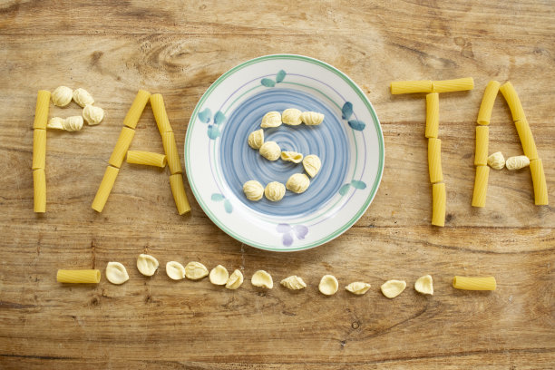 意大利面的概念是书面的图片下载