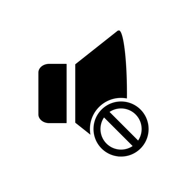 没有声音图标的平面矢量模板设计新潮图片下载