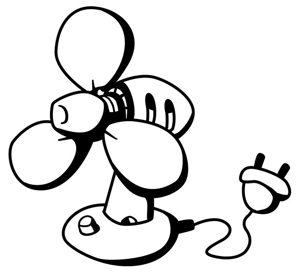 电风扇的卡通图片下载