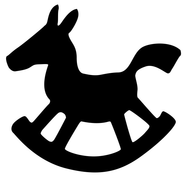 摇摆木马玩具模板图片下载