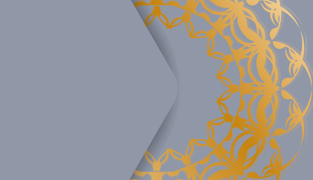 灰色条幅与抽象的金色图案的设计下，你的文字强盗偷钱。罪犯偷金币。抢劫和金融安全概念。平的风格,向量。图片下载