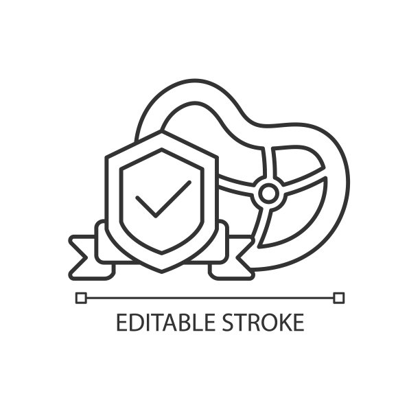 食物安全线性图标图片下载