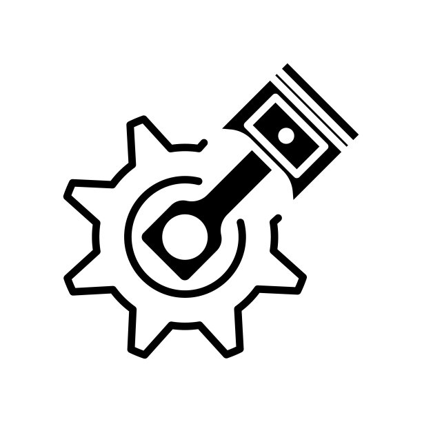 活塞图标矢量设计模板图片下载