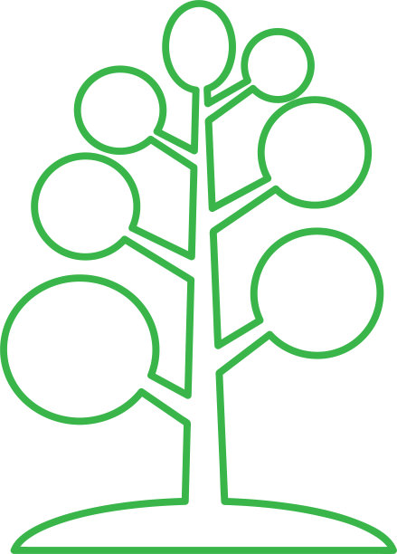 花卉图标植物标志符号设计图片下载