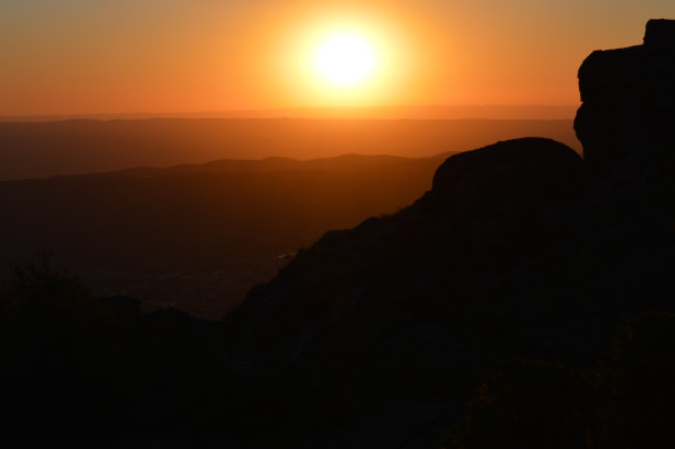 神奇的日落景观图片下载