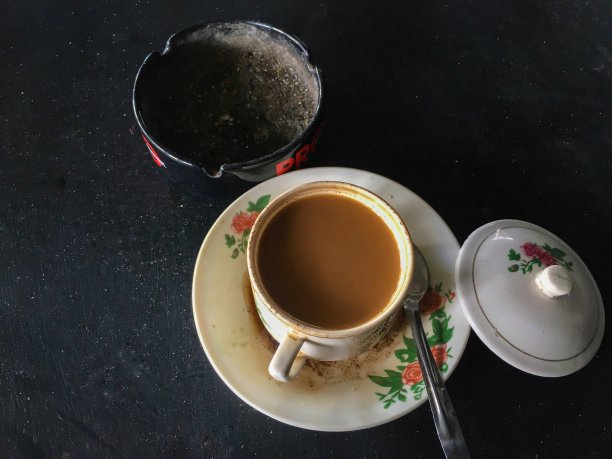 一杯咖啡牛奶图片下载