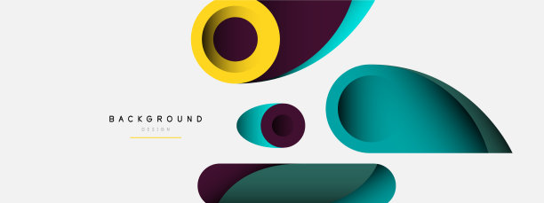 抽象背景最小几何圆和图片下载