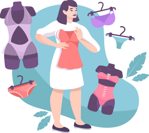 女性内衣的选择构成图片下载