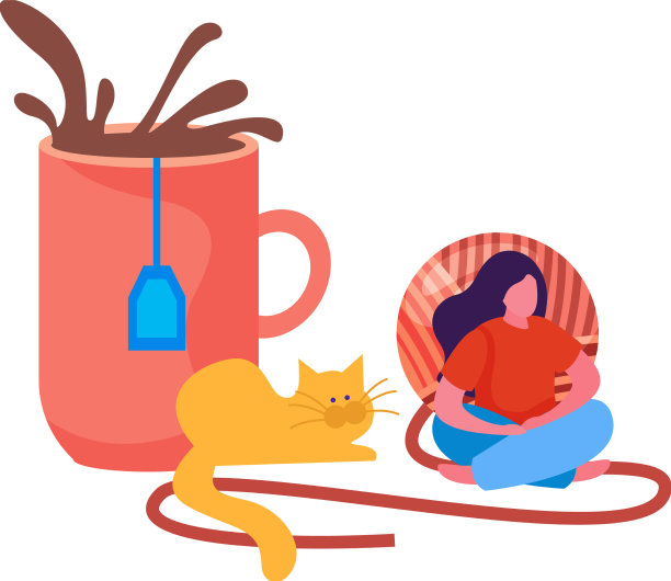 茶猫针织组合图片下载