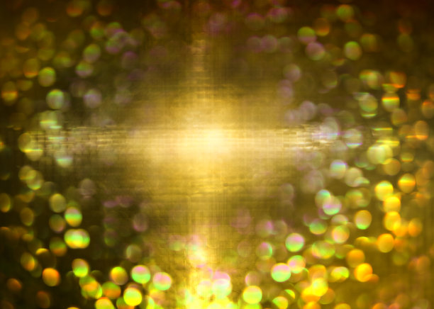 金色的散景圈以阳光为背景图片下载