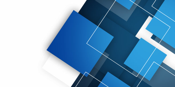 蓝色方块的设计背景图片下载