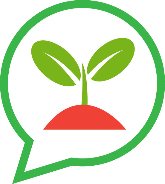 植物图标概念标识设计图片下载