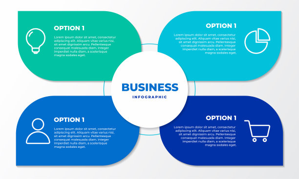 列表和选项业务信息图形模板设计图片下载