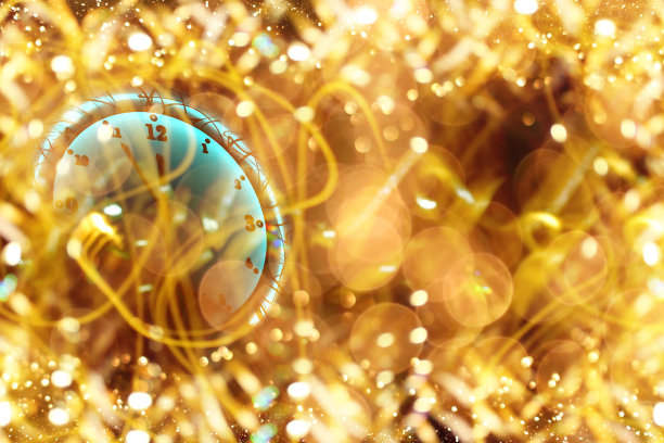 新年的钟声图片下载