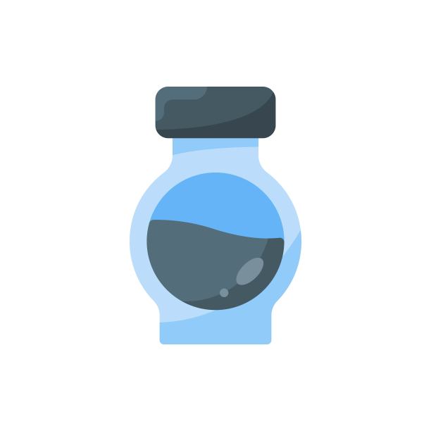 墨水瓶平面风格图标图片下载