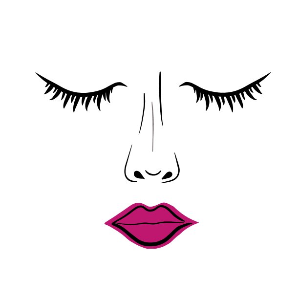 面对睫毛图片下载