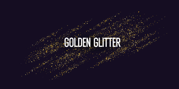 明亮的矢量插图魔法闪闪发光的粒子和线条在黑暗的背景。图片下载