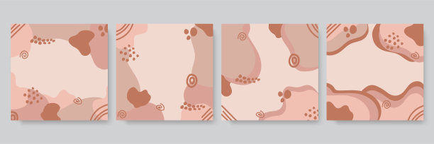 一套抽象的创造性普遍的艺术模板。适合海报，卡片，邀请，传单，封面，横幅，海报，宣传册等平面设计图片下载