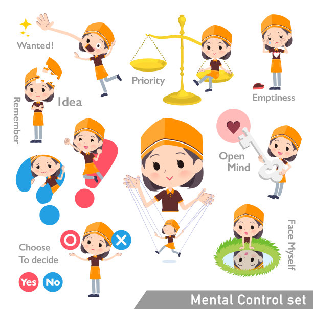 一群有精神控制能力的快餐店女店员图片下载