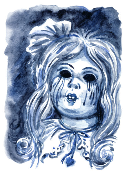 被遗忘的娃娃没有眼睛哭泣图片下载