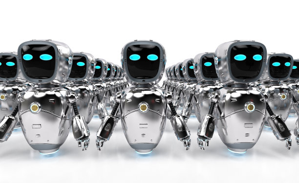 一组自动化或辅助机器人图片下载