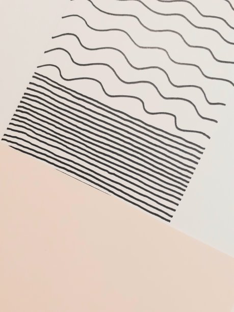 抽象线条艺术和帕特尔色彩背景图片下载