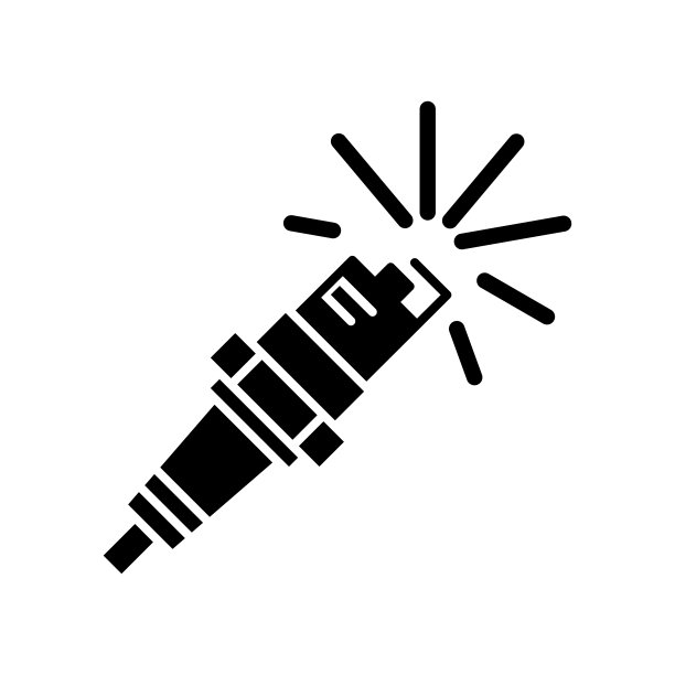 火花塞图标矢量设计模板图片下载