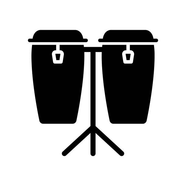 小提琴图标矢量设计模板图片下载