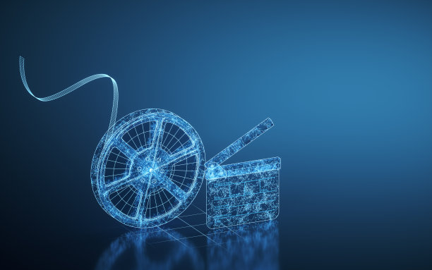 蓝色背景板，3d渲染。图片下载