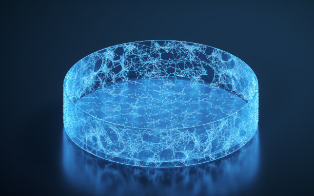 实验室玻璃器皿，3d渲染。图片下载