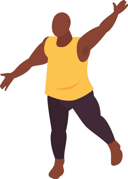 身体正面的人构成图片下载