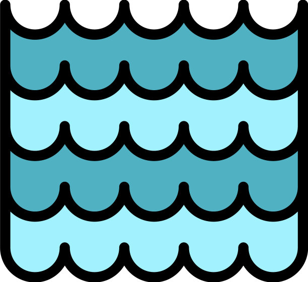 波屋屋顶图标颜色轮廓图片下载