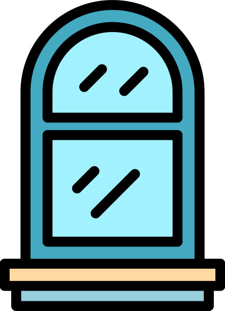 框架窗口图标颜色轮廓图片下载