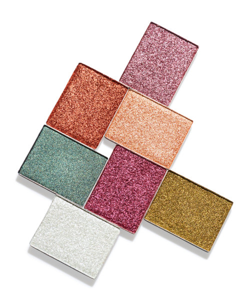 眼影调色板隔离在白色图片下载