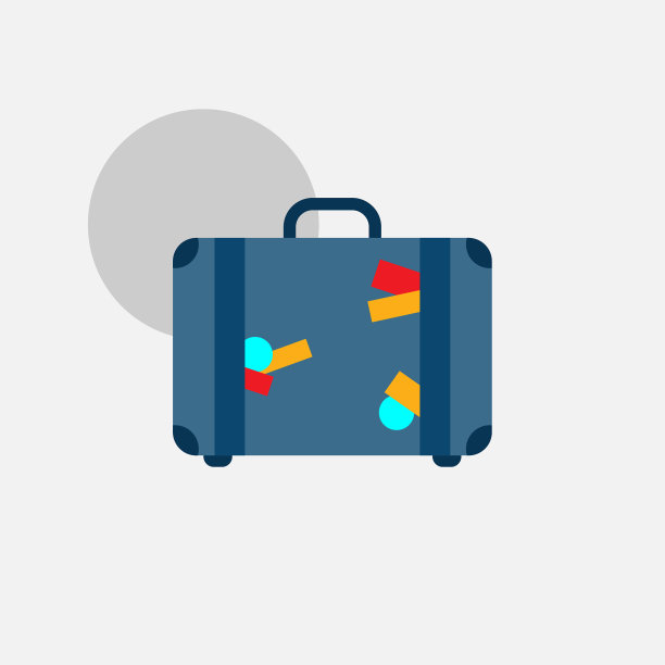 手提箱图标。图片下载