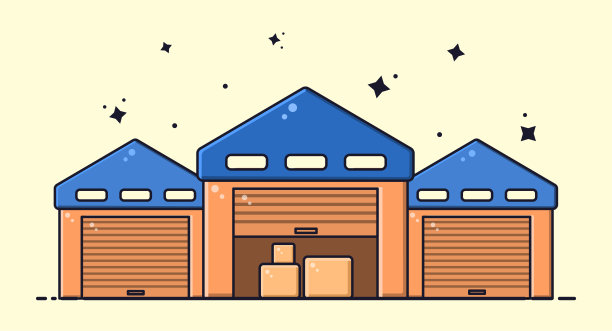 仓库来储存货物的概念图片下载