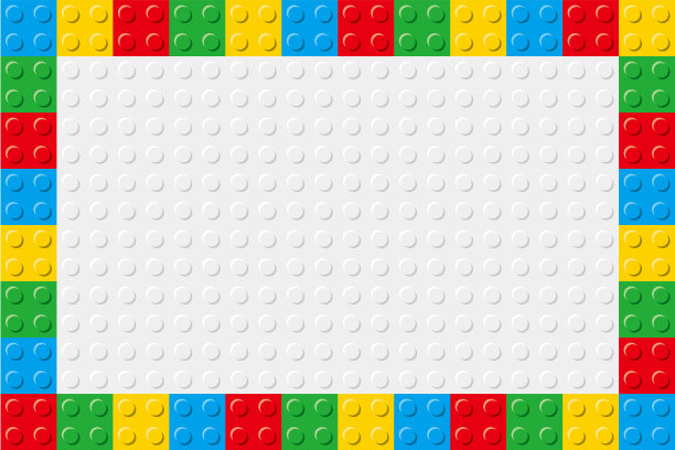 彩色玩具块背景材料图片下载