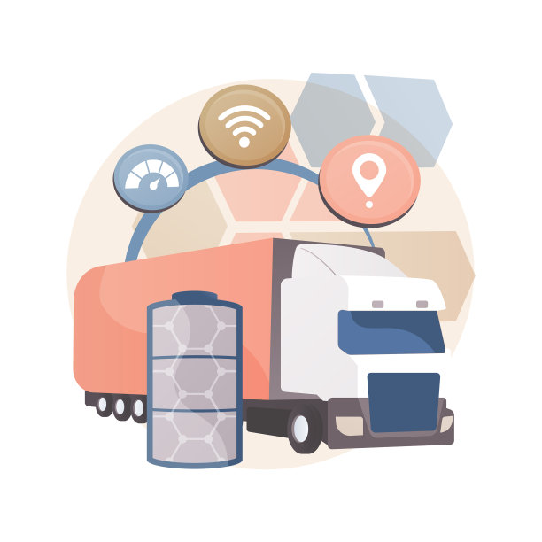 电动卡车的抽象概念图片下载