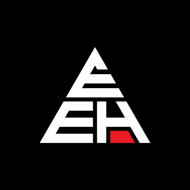 Eeh三角形字母标志设计与三角形图片下载