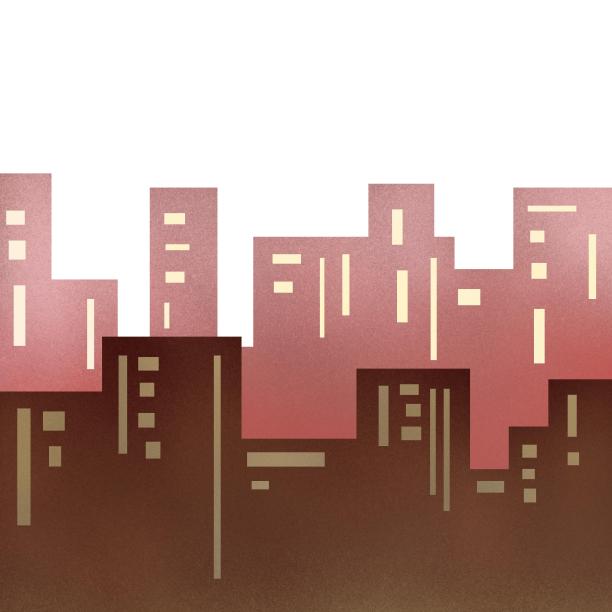 夜景高楼夜晚楼房灯光图片下载