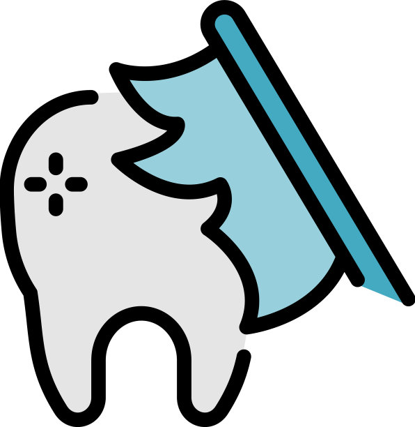 牙刷图标颜色轮廓图片下载