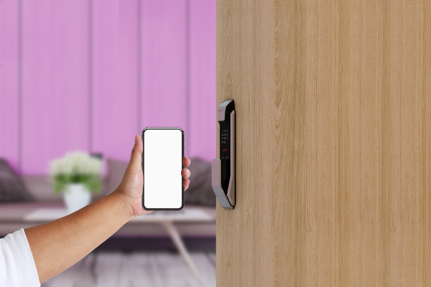 酒店门安全解锁手机应用程序。图片下载