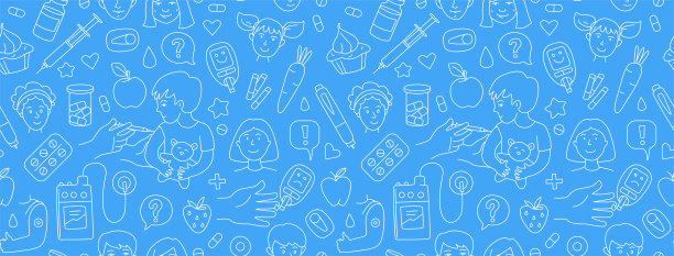 糖尿病患者糖尿病患儿父母注射男婴，胰岛素试剂盒图片下载