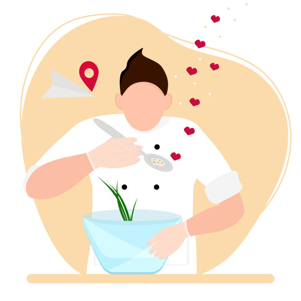 厨房里的人正在做饭图片下载